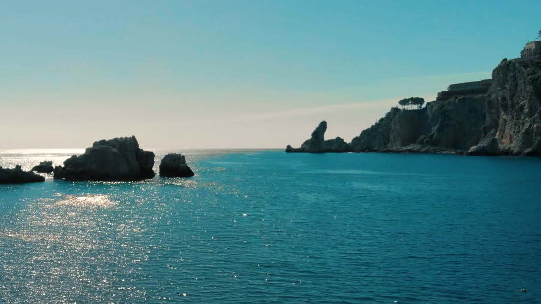 ocean view with clear blue sky